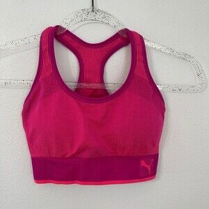PUMA Sports Bra. Size S small. Pink